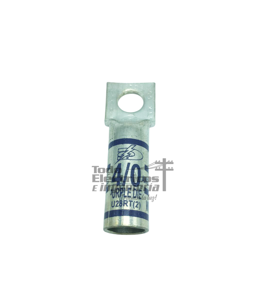 TERMINAL ALUMINIO PONCHAR 4/0     