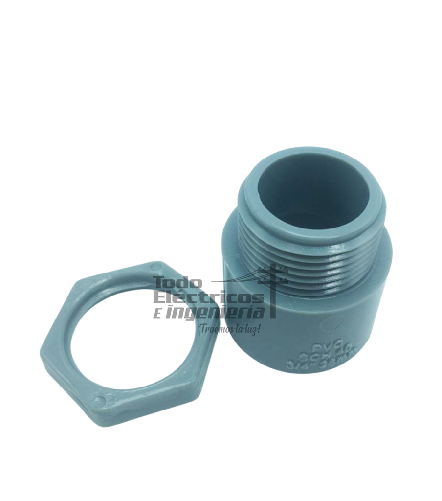 ADAPTADOR PVC SCH 40 3/4"    