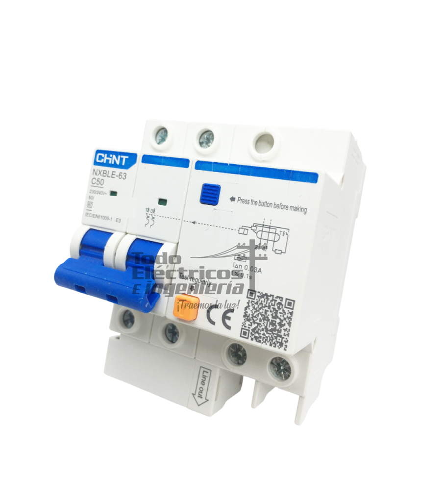 BREAKER RIEL 2X40A DIFERENCIAL     