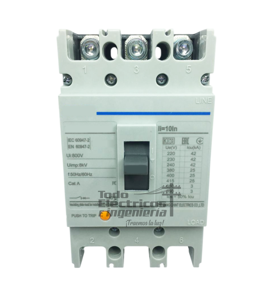 BREAKER INDUSTRIAL TRIFASICO 200A     