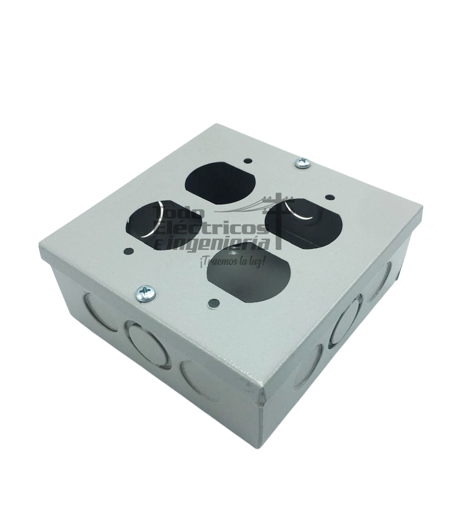 CAJA TROQUELADA DOBLE TOMA     