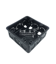 CAJA PVC 4X4 LIBRE DE HALOGENOS NEGRA    