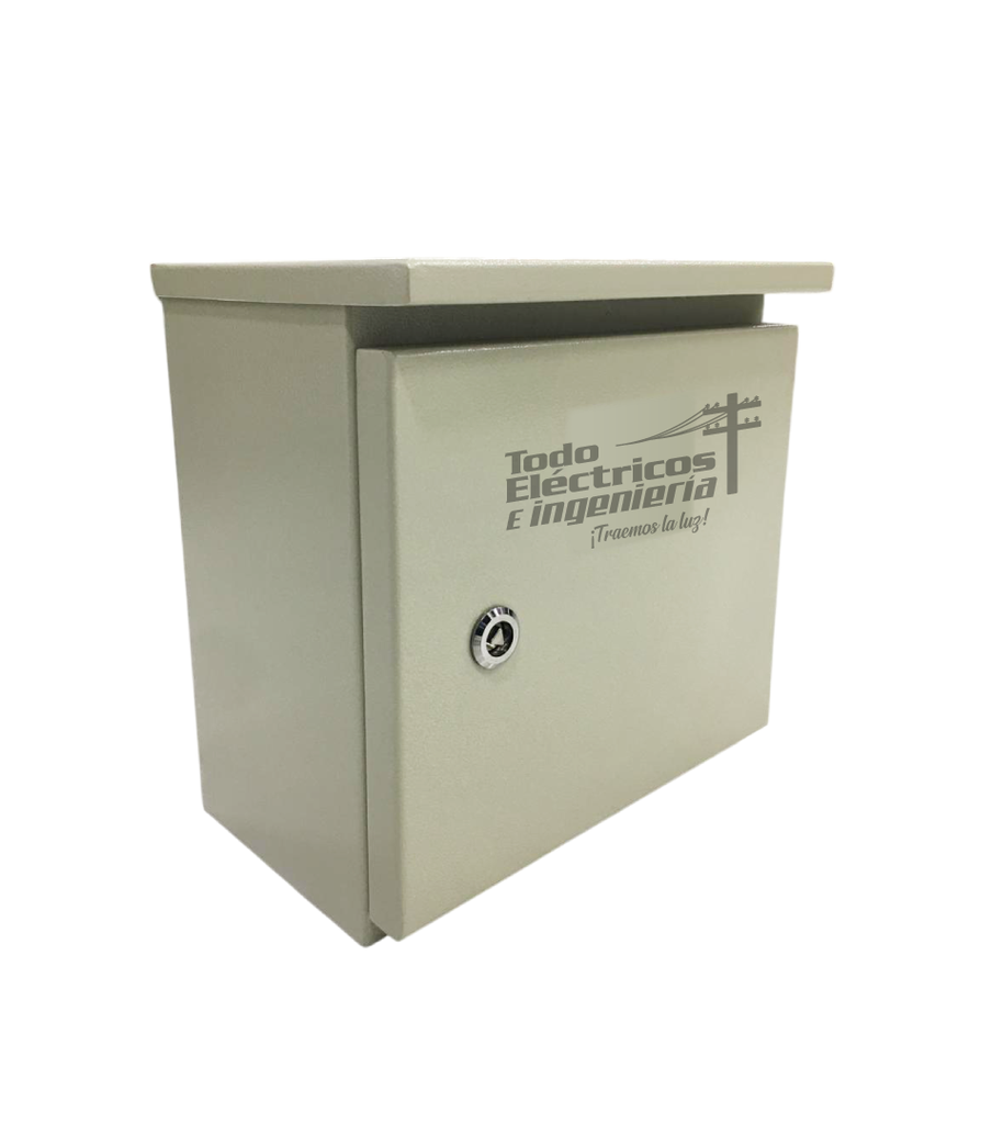 CAJA EMPALME 40X40X20 INTEMPERIE CON CHAPA 