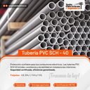 TUBO PVC 1 1/2" SCH 40   