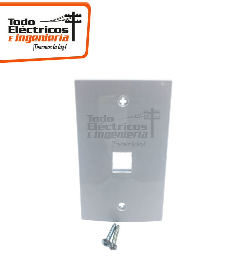 FACE PLATE SENCILLO      