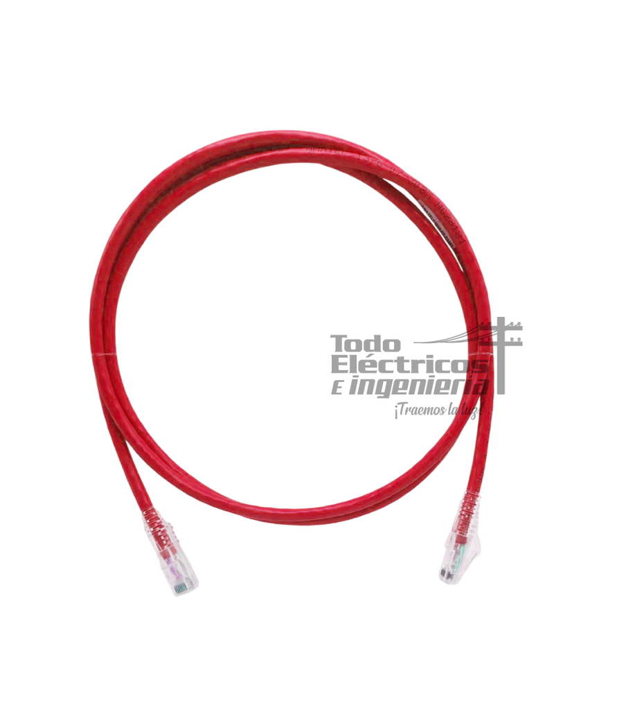 COMP PATCH CORD 5 10FT ROJO   