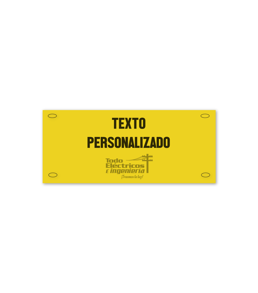 AVISO 5X2 ACRILICO      