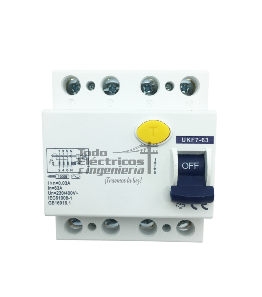 BREAKER RIEL 4X63A DIFERENCIAL     