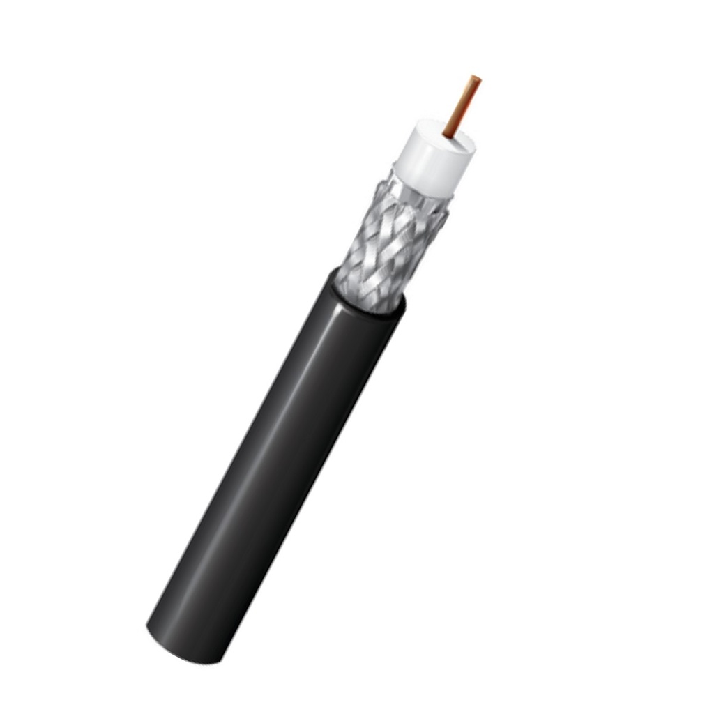 TV COAXIAL RG6 NEGRO     