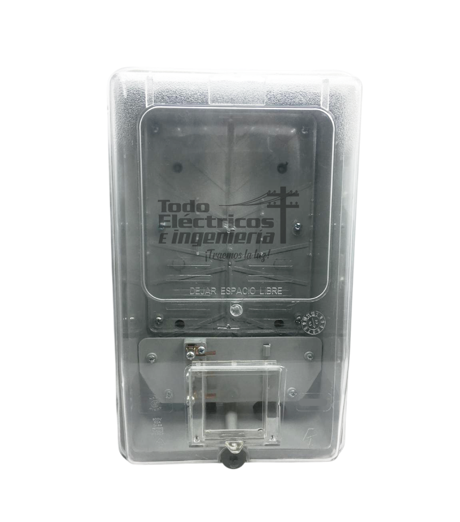CAJA CONTADOR TIPO PARRILLA CON GARRA POLICARBONATO    