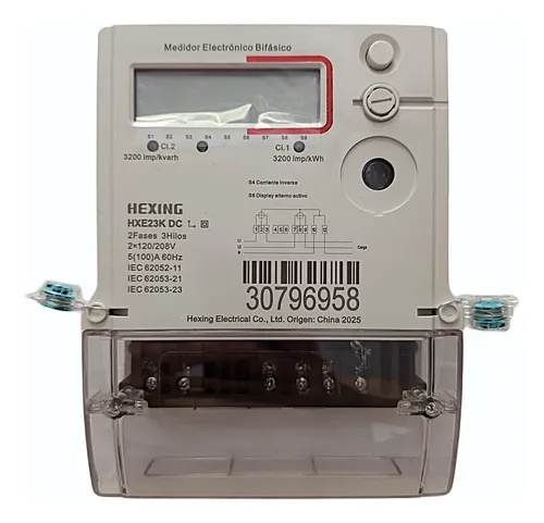 CONTADOR 5-100A BIFASICO ACTIVA/REACTIVA  