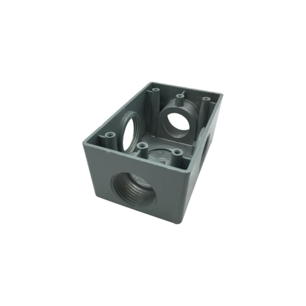 CAJA RAWELT 2X4 3 ENTRADAS 3/4"   