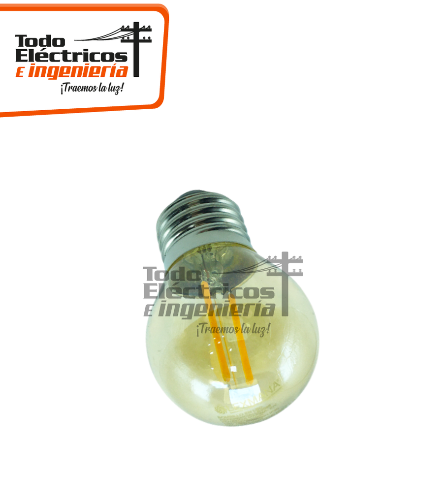 BOMBILLO LED FILAMENTO 4W 3000K  LUZ CALIDA