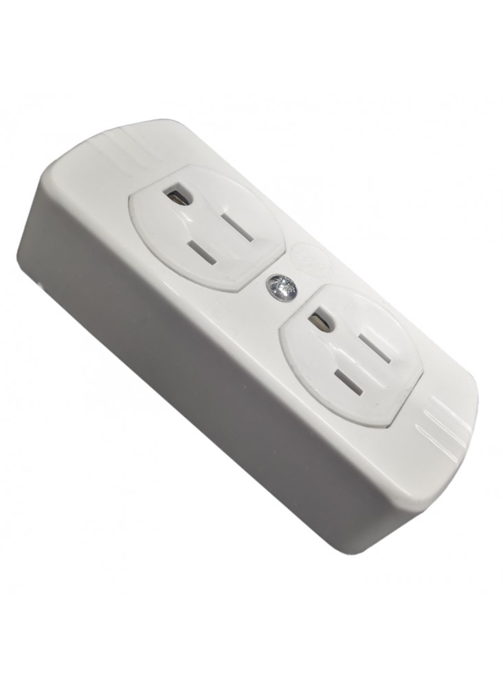 LEVITON TOMA DOBLE SOBREPONER     