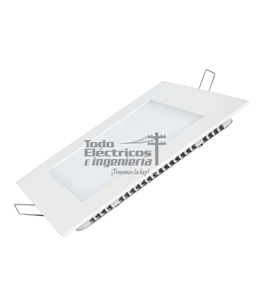 PANEL LED 6W INCRUSTAR CUADRADO 3000K LUZ CALIDA