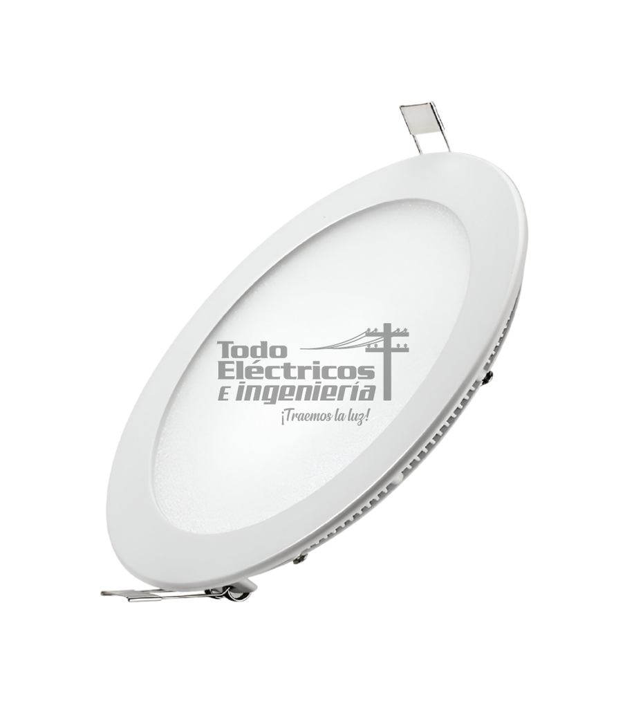 PANEL LED 18W INCRUSTAR REDONDO 3000K LUZ CALIDA