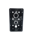 CAJA PVC 2X4 LIBRE DE HALOGENOS NEGRA    