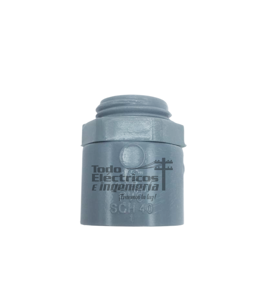 ADAPTADOR PVC 1/2" SCH 40 