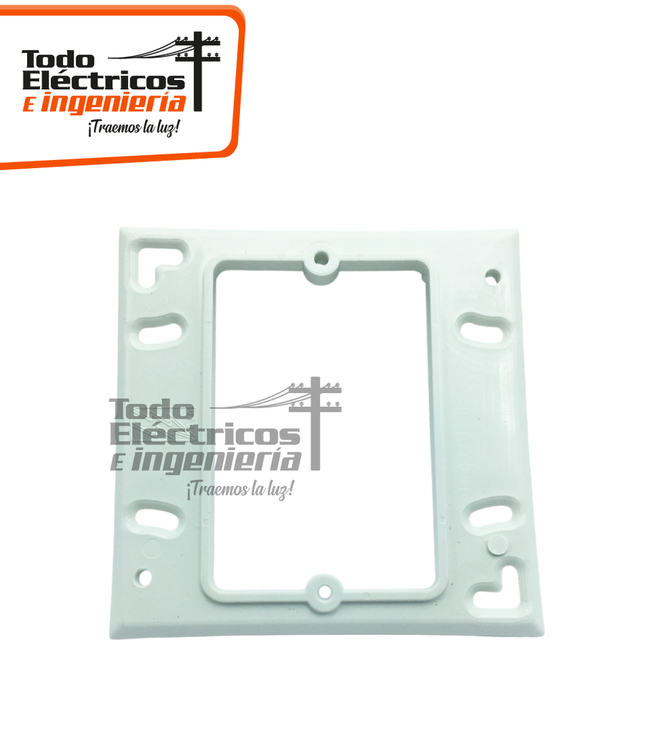 TAPA PVC FLUSH BLANCA