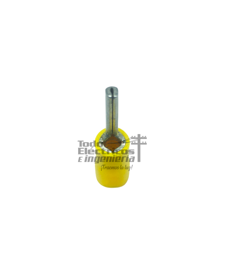 TERMINAL PLASTICA PIN 12-10 AMARILLA    