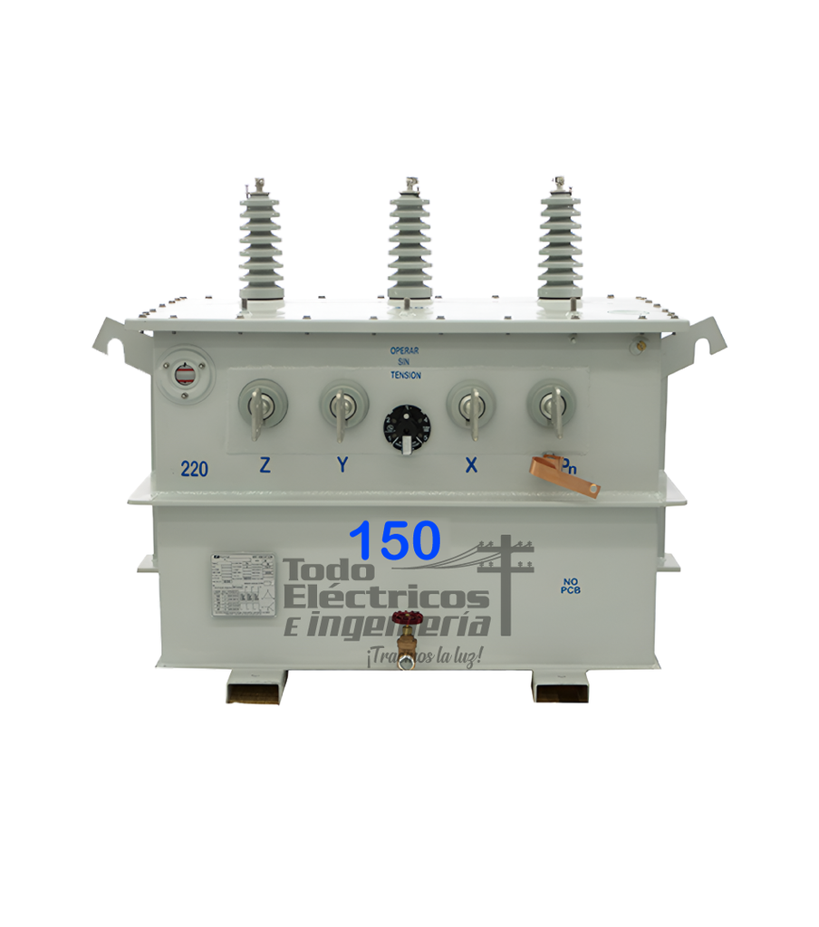 TRANSFORMADOR TRIFASICO 150KVA 13200/220V