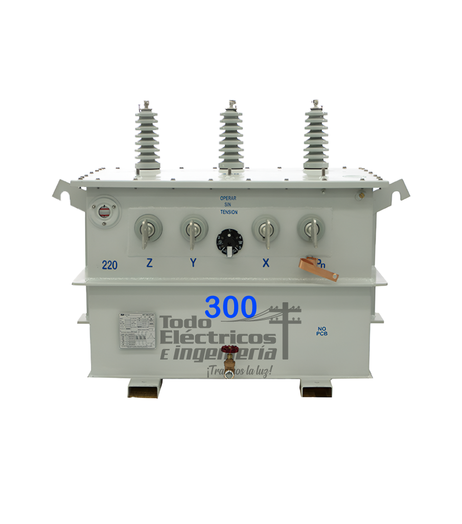 TRANSFORMADOR TRIFASICO 300 KVA 13200/220V