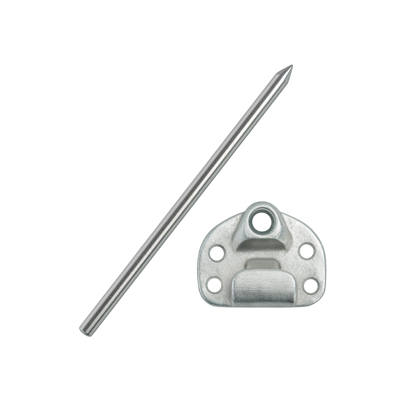 MONT PUNTA FRANKLIN ALUMINIO 60CM BASE PLANA