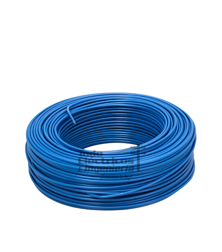 [0040044000008] ALAMBRE 12 AZUL THHN/THWN R     