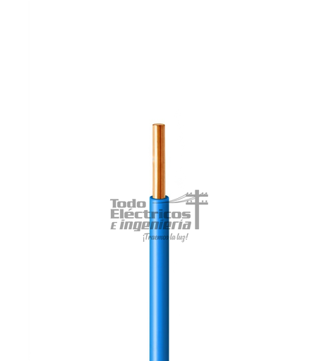 [0040045000008] ALAMBRE 12 AZUL THHN/THWN C     