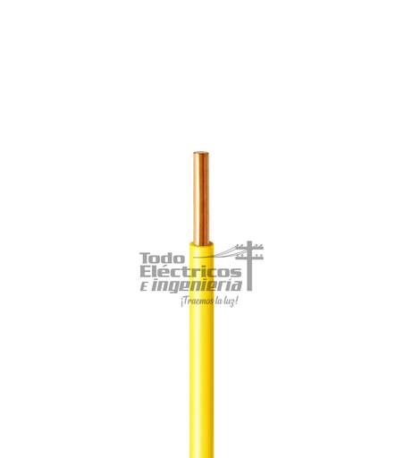 [0040045000019] ALAMBRE 8 AMARILLO THHN/THWN C     