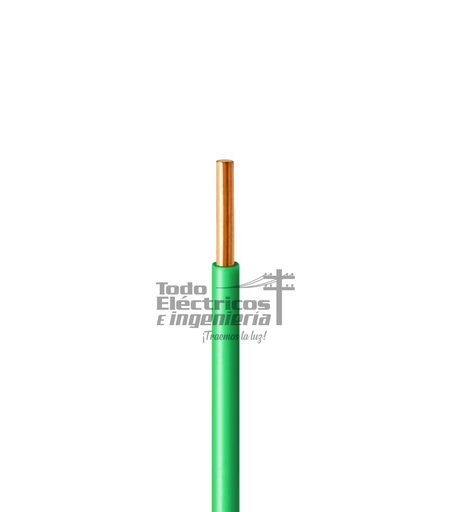 [0040045000024] ALAMBRE 8 VERDE THHN/THWN C     