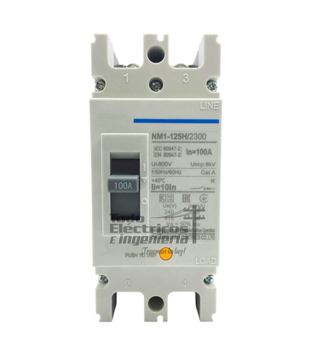 [0080817000009] BREAKER INDUSTRIAL 2 X 100A    