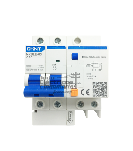 [0080823000001] BREAKER RIEL 2X40A DIFERENCIAL 10KA 