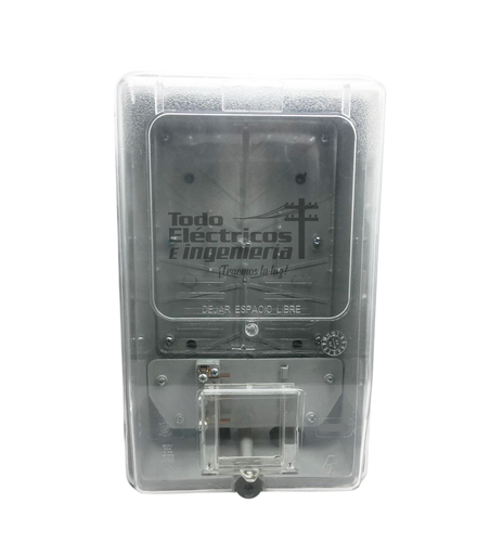 [0101014000002] CAJA CONTADOR TIPO PARRILLA CON GARRA POLICARBONATO    