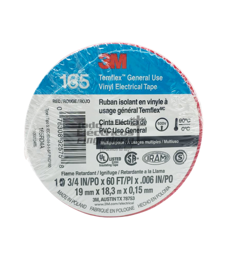 [0130132000002] CINTA ROJA 3M      