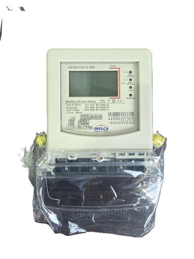 [0180184000002] CONTADOR TRIFASICO CLASE 0.5S ACTIVA/CLASE 2 REACTIVA MEDIDA SEMIDIRECTA GENESIS IV