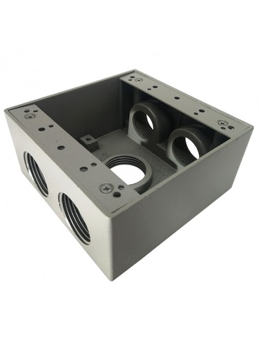 [0200202000005] CAJA RAWELT 4X4 5 ENTRADAS 1/2"   