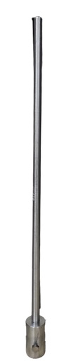 [0393935000001] MONT PUNTA FRANKLIN ALUMINIO 60CM BASE REDONDA    