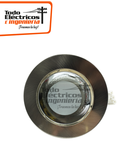 [0400406000002] OJO DE BUEY 3.5" E27 CON VIDRIO SATIN    