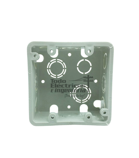 [0430438000002] CAJA PVC 4X4 BLANCA