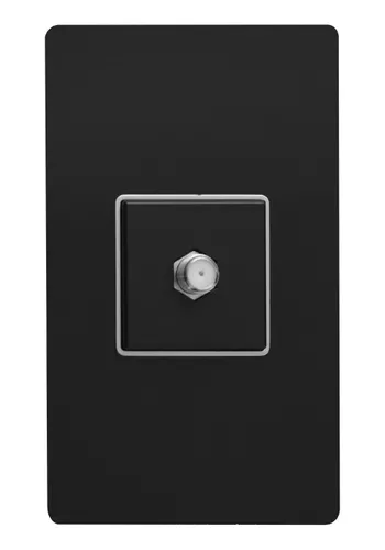 [0505015000008] UNIF TOMA TELEFONICO NEGRO POLICARBONATO