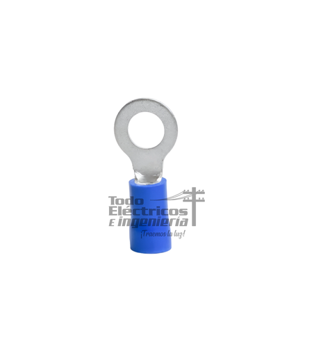[0530538000002] TERMINAL PLASTICA OJO 14-12 AZUL   
