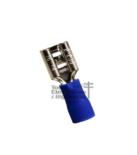 [0530539000001] TERMINAL PLASTICA HEMBRA AZUL     