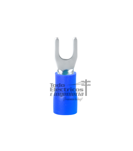 [0535310000001] TERMINAL PLASTICA U AZUL     