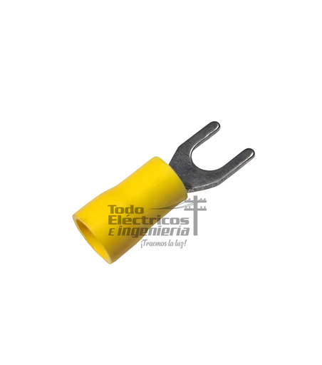 [0535310000002] TERMINAL PLASTICA U AMARILLA     