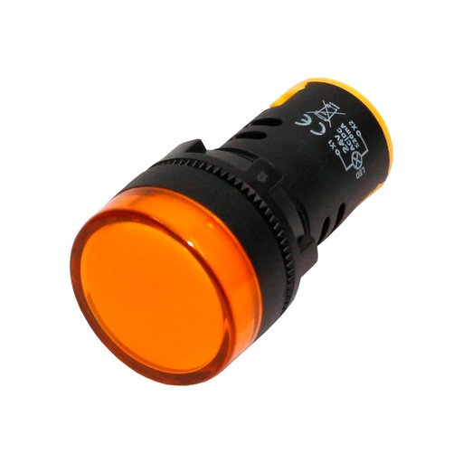 [0171712000005] PILOTO LED 22MM 220V NARANJA