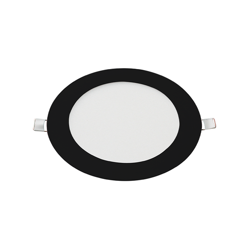 [0410414000009] PANEL LED 18W INCRUSTAR REDONDO BORDE NEGRO